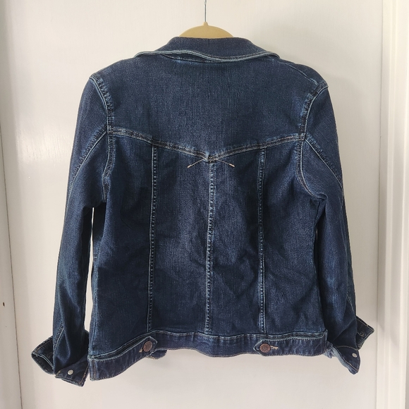 Riders by Lee Indigo Women's Denim Jacket Jean Dark Blue - Picture 2 of 5